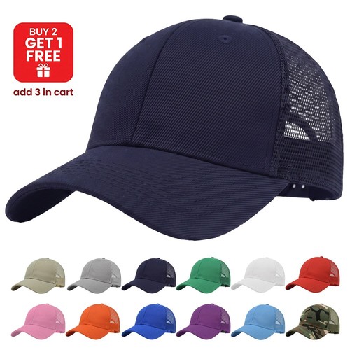 Trucker hat mesh back snapback - mesh,